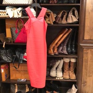 Ted Baker Coral Red Evening or Cocktail Gown